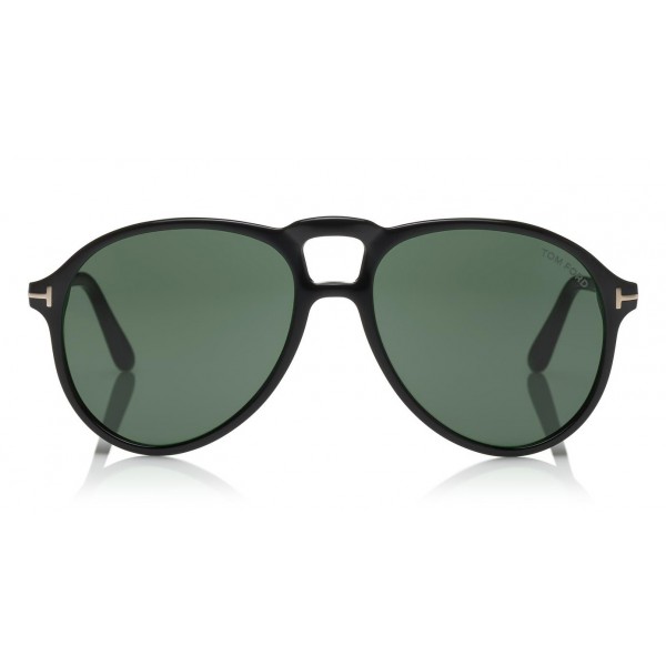Tom Ford - Lennon Sunglasses - Pilot Acetate Sunglasses - FT0645 - Black - Tom Ford Eyewear