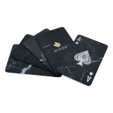 Mikol Marmi - Carte da Poker in Marmo - Marmo Nero Marquina Mish - Carte da Poker in Vero Marmo - Mikol Marmi Collection