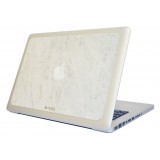 Mikol Marmi - Carrara White Marble MacBook Skin - 15 - Real Marble Skin - MacBook Skin - Apple - Mikol Marmi Collection