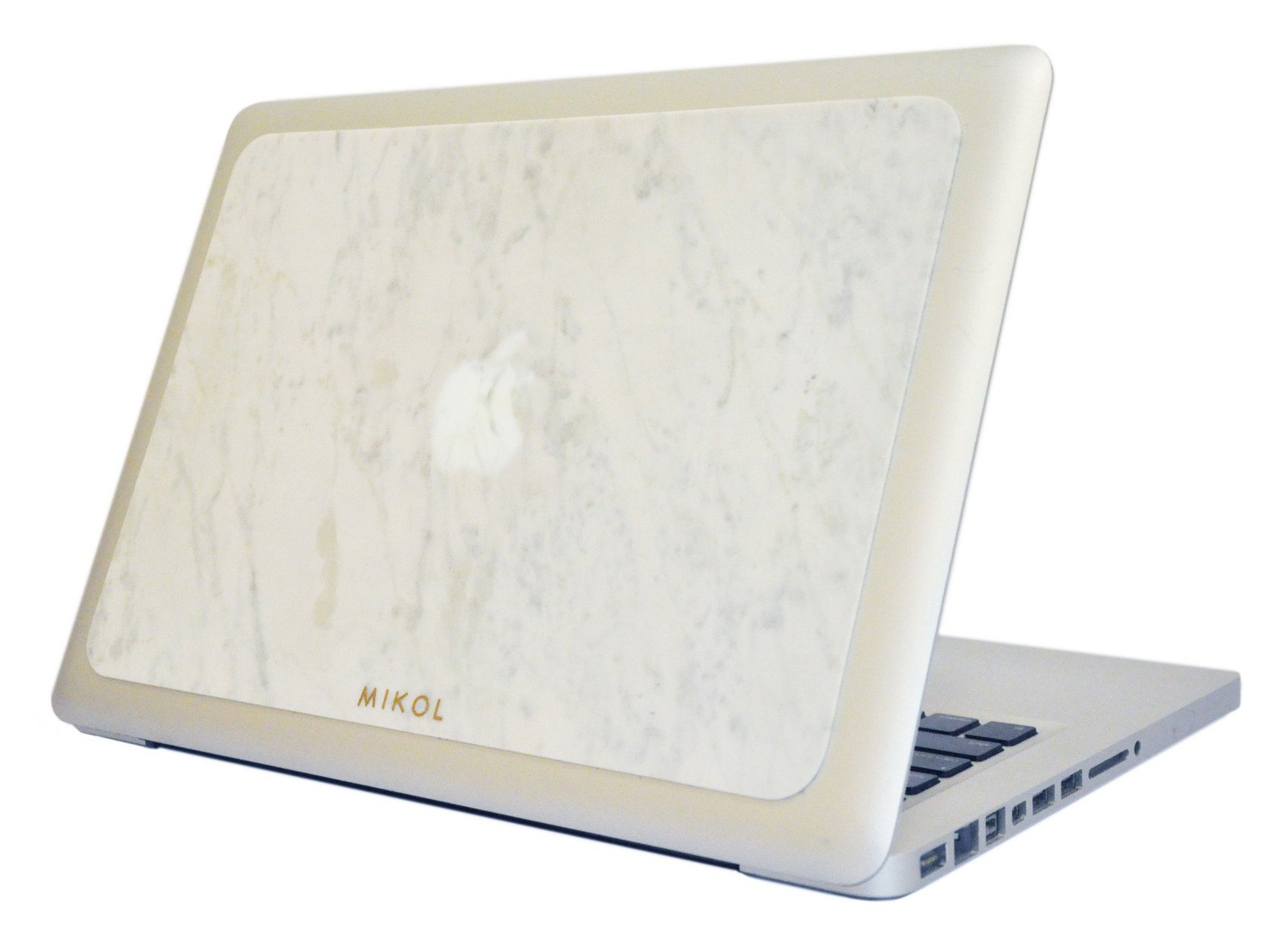 marble apple laptop cover