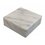 Mikol Marmi - Carrara White Marble Wall Magnet - Real Marble - Desk Supplies - Mikol Marmi Collection