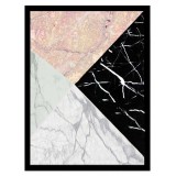 Mikol Marmi - Real Marble Geometric Art Piece - Regular - Real Marble - Mikol Marmi Collection