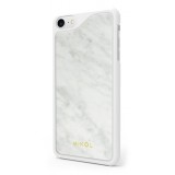 Mikol Marmi - Carrara White Marble iPhone Case - iPhone 8 / 7 - Real Marble Case - iPhone Cover - Apple - Mikol Marmi Collection