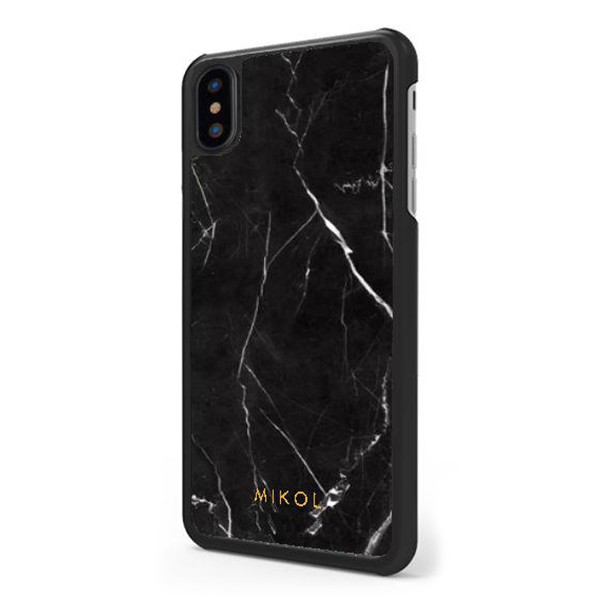 Mikol Marmi - Marquina Black Marble iPhone Case - iPhone 8 Plus / 7 Plus - Real Marble Cover - Apple - Mikol Marmi Collection