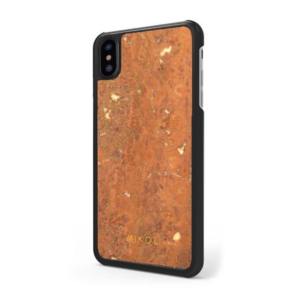 Mikol Marmi - Waitomo Ruby Travertine Marble iPhone Case - iPhone 8 Plus / 7 Plus - Real Marble Cover - Apple - Collection