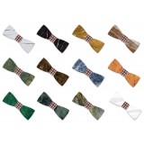 Mikol Marmi - Rainforest Green Gemstone Marble Bow Tie - Papillon - Real Marble - Mikol Marmi Collection
