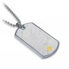 Mikol Marmi - White Carrara Gemstone Marble Dog Tag - Real Marble - Mikol Marmi Collection