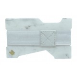 Mikol Marmi - Portafogli Minimalist in Marmo Bianco di Carrara - Porta Carte di Credito - Vero Marmo - Mikol Marmi Collection
