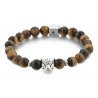 Mikol Marmi - Tiger Eye Gemstone Marble Beaded Bracialet - Real Marble - Mikol Marmi Collection