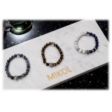 Mikol Marmi - Weathered Gemstone Marble Beaded Bracialet - Real Marble - Mikol Marmi Collection