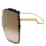 Fendi - Can Eye - SS 2017 Bicolor Square Oversize Sunglasses - Sunglasses - Fendi Eyewear