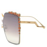 Fendi - Can Eye - Occhiali da Sole Quadrata Oversize SS 2017 Bicolor Light - Occhiali da Sole - Fendi Eyewear