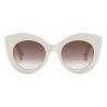 Fendi - F is Fendi - Occhiali da Sole Cat Eye Bianco e Marrone - Occhiali da Sole - Fendi Eyewear