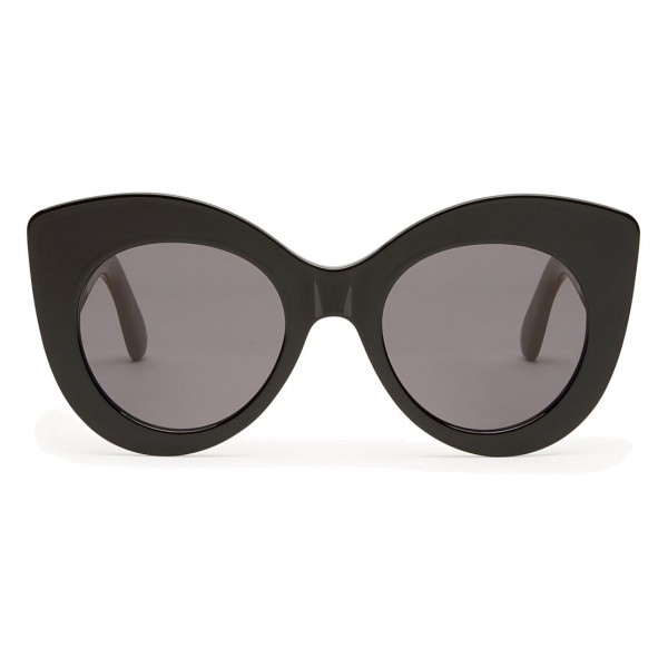 Fendi - F is Fendi - Black and Brown Cat Eye Sunglasses - Sunglasses - Fendi Eyewear
