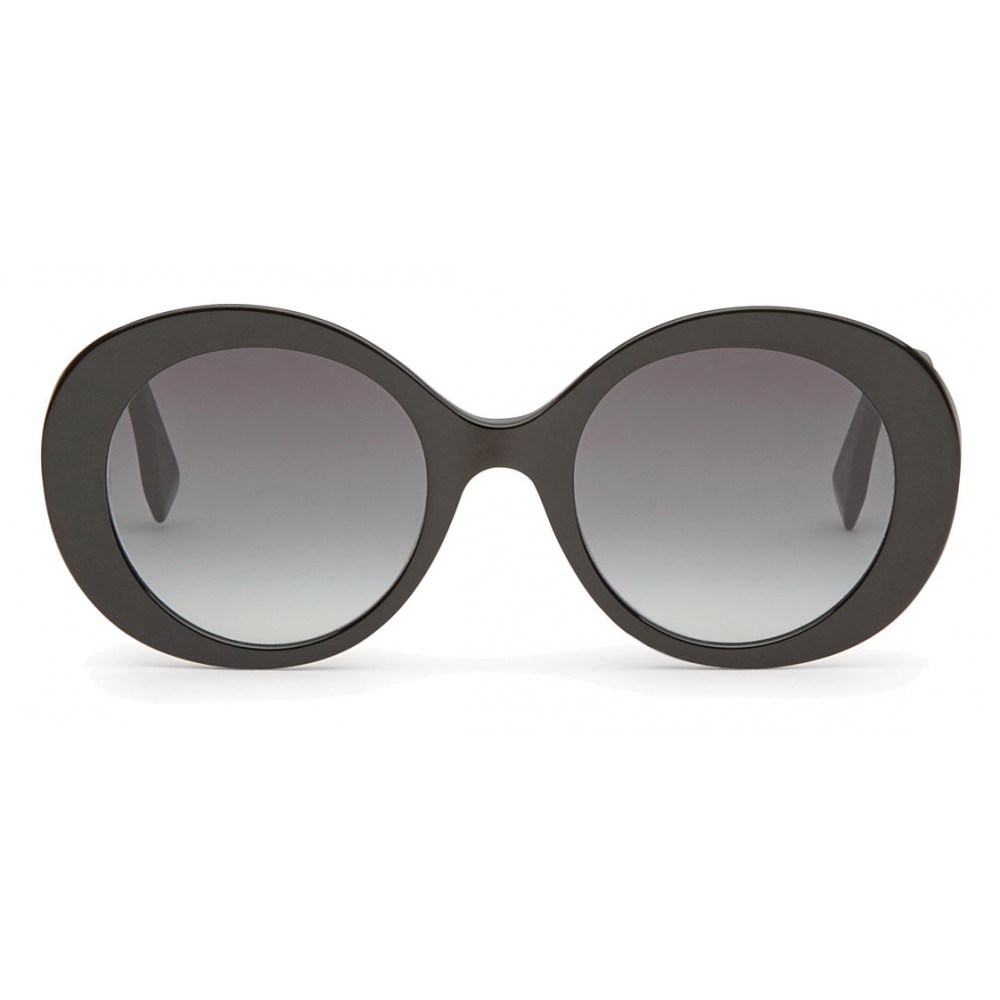 Fendi - Peeakaboo - Black Round Sunglasses - Sunglasses - Fendi Eyewear ...