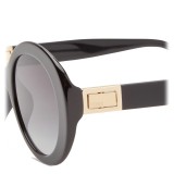 Fendi - Peeakaboo - Occhiali da Sole a Rotondi Neri - Occhiali da Sole - Fendi Eyewear