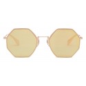 Fendi - Eyeline - Rose Octagonal Sunglasses - Sunglasses - Fendi Eyewear