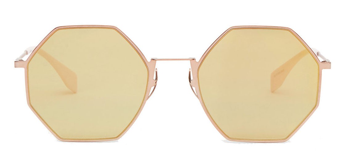 Fendi - Eyeline - Round Sunglasses - Gold - Sunglasses - Fendi Eyewear -  Avvenice