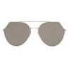 Fendi - Eyeline - Soft Gold Rounded Sunglasses - Sunglasses - Fendi Eyewear