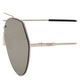 Fendi - Eyeline - Soft Gold Rounded Sunglasses - Sunglasses - Fendi Eyewear