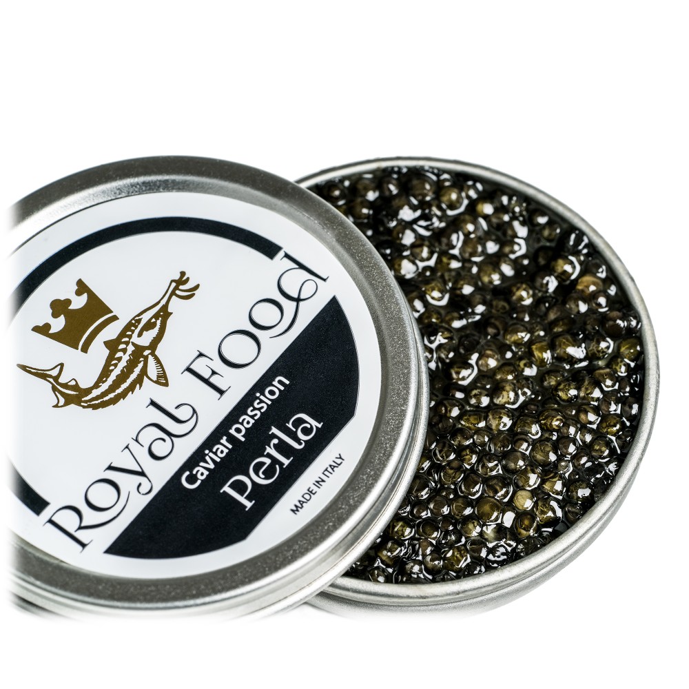 100g Original Beluga Caviar 100% ( Huso ) Esturgeon + 1 Mère de Perle ou