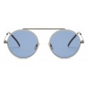 Fendi - Everyday - Ruthenium Rounded Sunglasses - Sunglasses - Fendi Eyewear