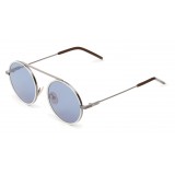 Fendi - Everyday - Ruthenium Rounded Sunglasses - Sunglasses - Fendi Eyewear