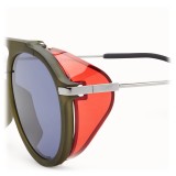 Fendi - Fantastic - Occhiali da Sole Rotondi Aviator Sfilata FW17-18 Verdi - Occhiali da Sole - Fendi Eyewear