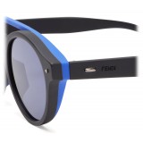 Fendi - I See You - Black Asian Fit Round Sunglasses - Sunglasses - Fendi Eyewear