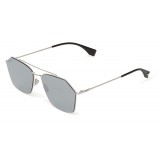 Fendi - Eyeline - Ruthenium Asian Fit Square Sunglasses - Sunglasses - Fendi Eyewear