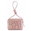 Aleksandra Badura - Camera Bag - Mini Borsa in Pitone e Pelle di Vitello - Rosa Quarzo - Alta Qualità Luxury