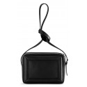 Aleksandra Badura - Camera Bag - Goatskin Mini Bag - Black - Luxury High Quality Leather Bag