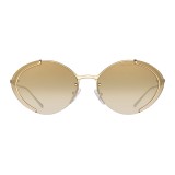 Prada - Prada Collection - Occhiali Ovali Oro - Prada Collection - Occhiali da Sole - Prada Eyewear
