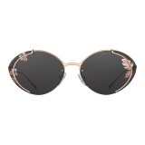 Prada - Prada Collection - Rose Gold Oval Sunglasses - Prada Collection - Sunglasses - Prada Eyewear