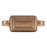 Aleksandra Badura - Camera Belt Bag - Marsupio in Pelle di Capra - Bronzo - Alta Qualità Luxury