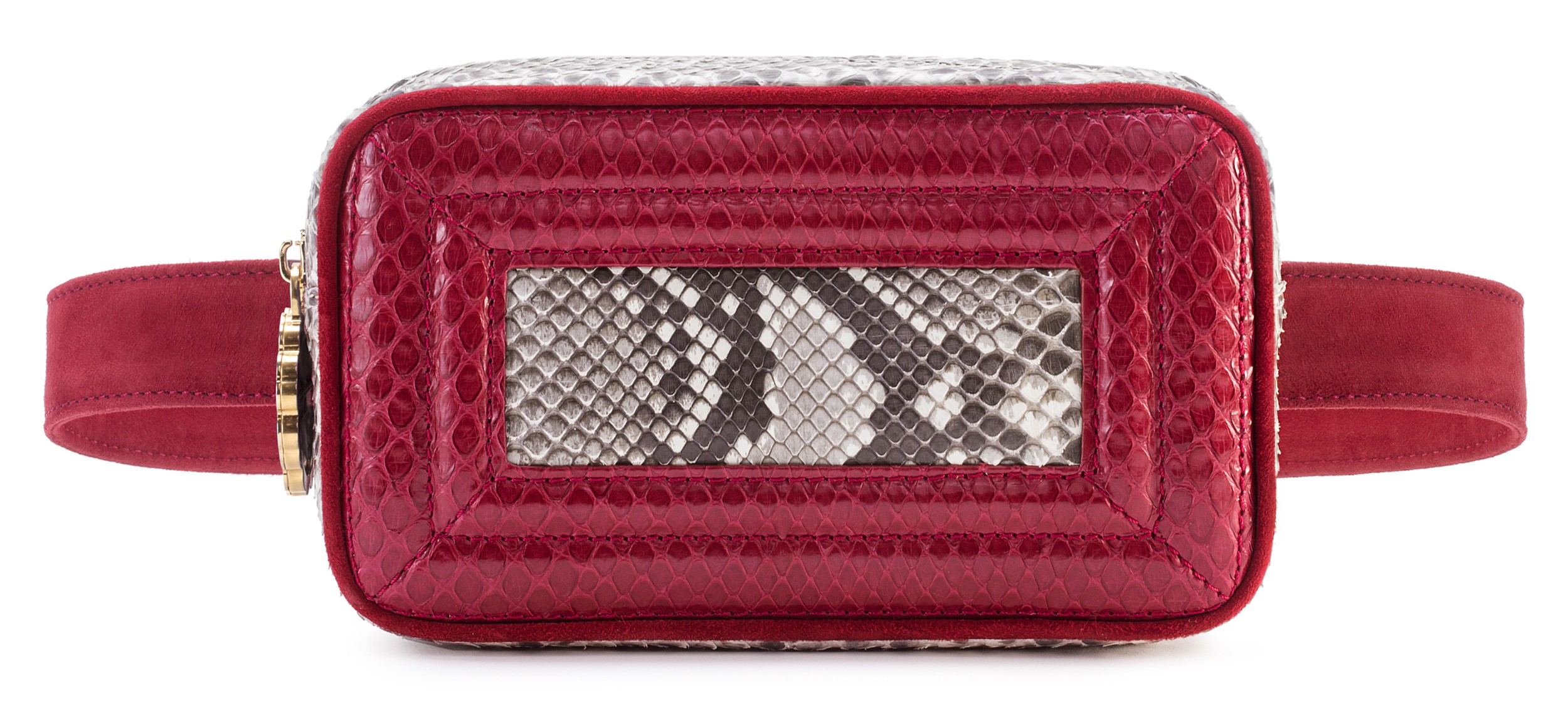 Aleksandra Badura - Small Leather Goods - Business Card Holder in Calfskin  - Red - Luxury High Quality - Avvenice