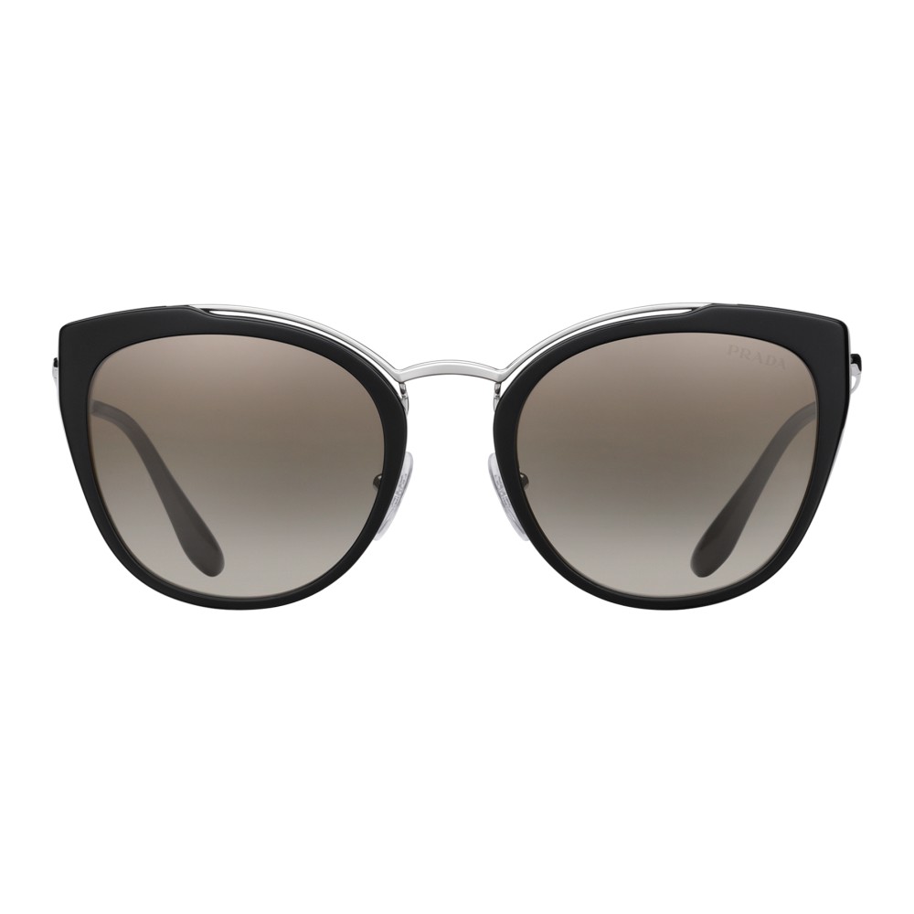 Prada PR 20WS Plastic Womens Rectangle Sunglasses Black 49mm Adult -  Walmart.com