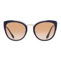 Prada - Prada Collection - Black and Soleil Round Cat Eye Sunglasses - Prada Collection - Sunglasses - Prada Eyewear