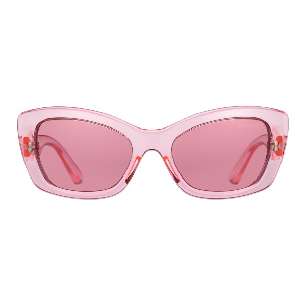 Prada - Prada Postcard - Fluo Pink Cat Eye Sunglasses - Prada Postcard Collection - Sunglasses - Prada Eyewear