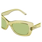 Prada - Prada Postcard - Occhiali Cat Eye Giallo Fluo - Prada Postcard Collection - Occhiali da Sole - Prada Eyewear