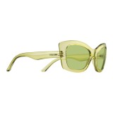 Prada - Prada Postcard - Occhiali Cat Eye Giallo Fluo - Prada Postcard Collection - Occhiali da Sole - Prada Eyewear