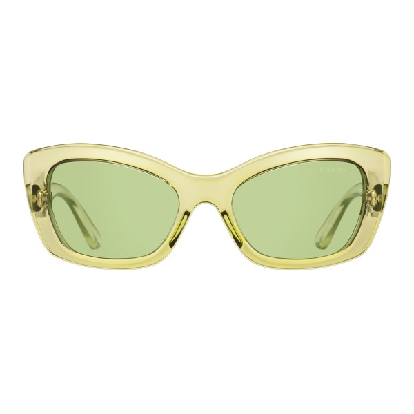 Prada - Prada Postcard - Fluo Yellow Cat Eye Sunglasses - Prada Postcard Collection - Sunglasses - Prada Eyewear