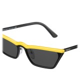 Prada - Prada Ultravox - Black Yellow Square Sunglasses - Prada Ultravox Collection - Sunglasses - Prada Eyewear