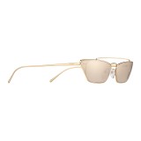 Prada - Prada Ultravox - Pale Gold Cat Eye Sunglasses - Prada Ultravox Collection - Sunglasses - Prada Eyewear