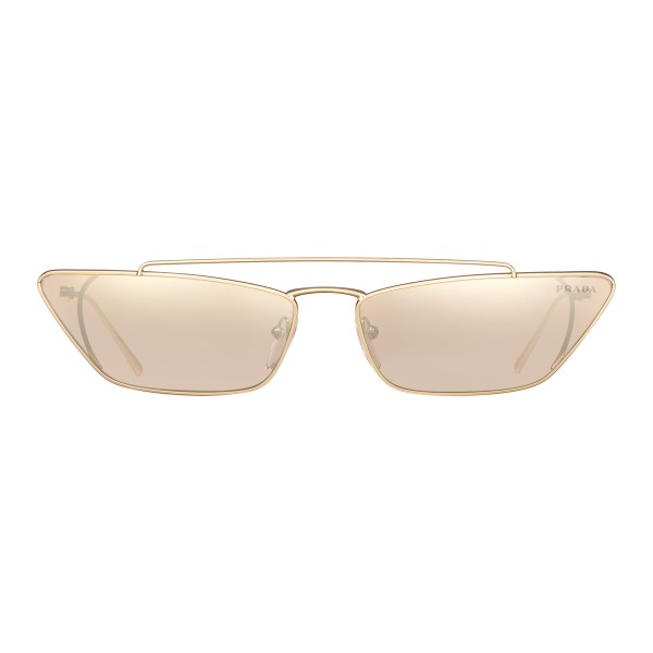 Prada - Prada Ultravox - Pale Gold Cat Eye Sunglasses - Prada Ultravox Collection - Sunglasses - Prada Eyewear