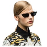 Prada - Prada Ultravox - Black Steel Cat Eye Sunglasses - Prada Ultravox Collection - Sunglasses - Prada Eyewear