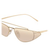 Prada - Prada Ultravox - Pale Gold Cat Eye Triangle Sunglasses - Prada Ultravox Collection - Sunglasses - Prada Eyewear