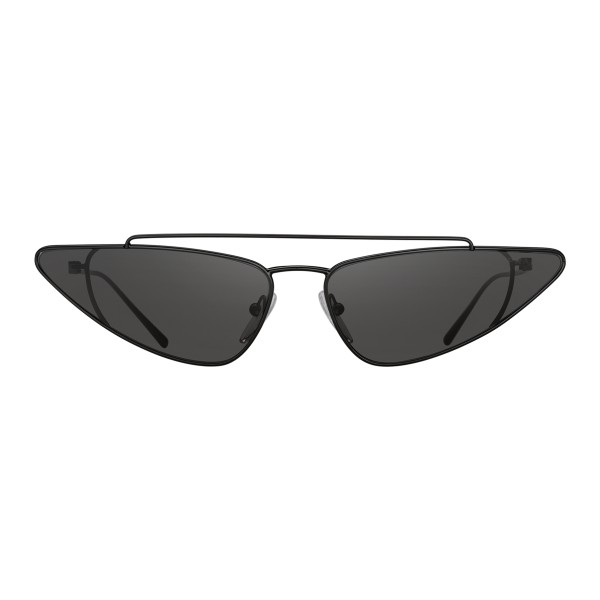 Prada - Prada Ultravox - Black Cat Eye Triangle Sunglasses - Prada ...