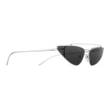 Prada - Prada Ultravox - Black Silver Cat Eye Triangle Sunglasses - Prada Ultravox Collection - Sunglasses - Prada Eyewear