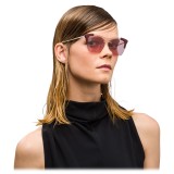 Prada - Prada Collection - Occhiali Cat Eye Acciaio - Prada Collection - Occhiali da Sole - Prada Eyewear